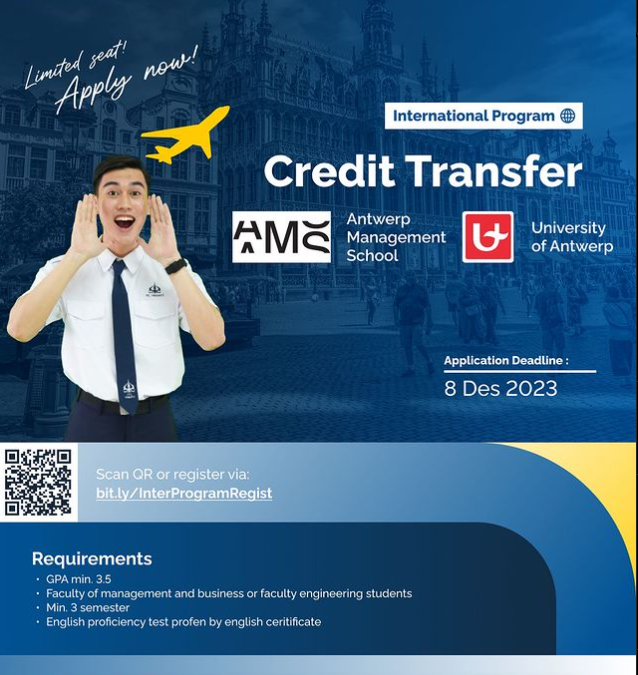 CREDIT TRANSFER to Antwerp Management School and University of Antwerp✈️